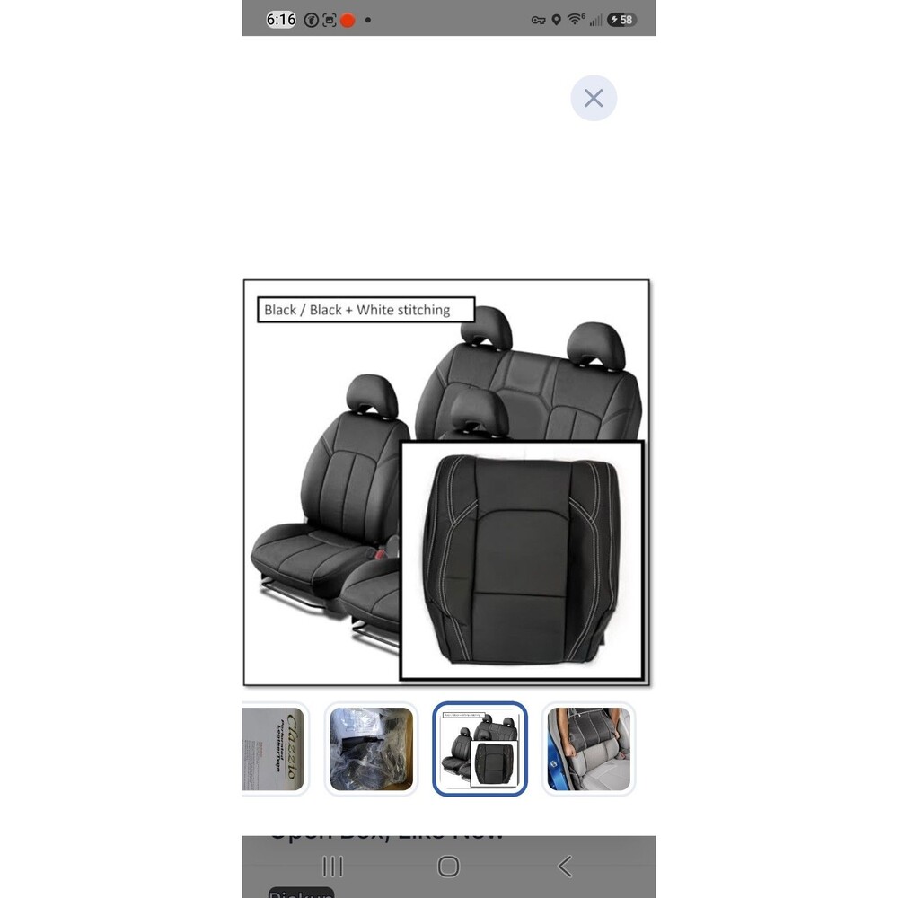 Clazzio 2013-2018 Jeep Wrangler 4 Door Manual Driver seat Rear Without Center...